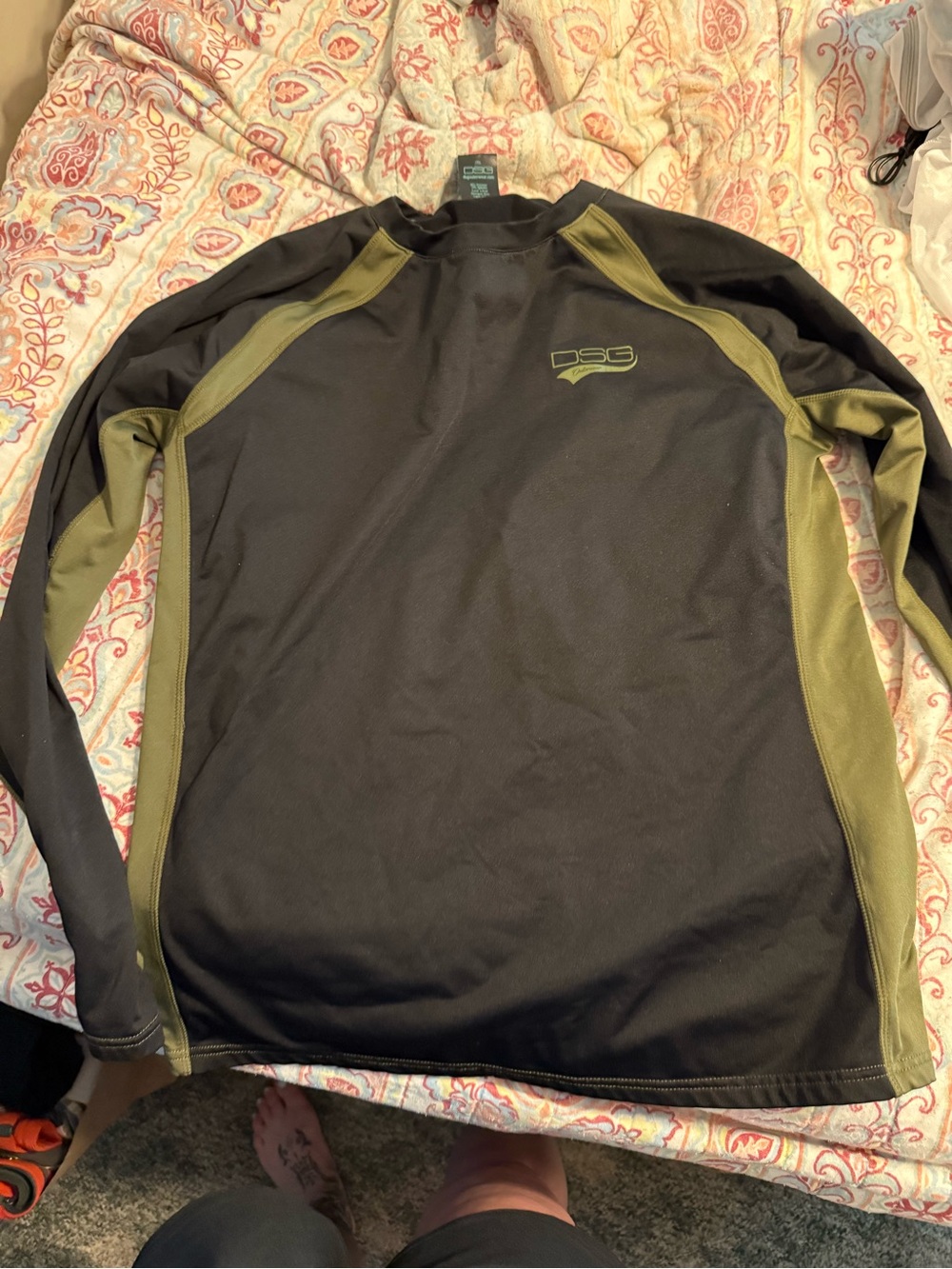 DSG Black and Olive Long Sleeve Performance Shirt & Pants